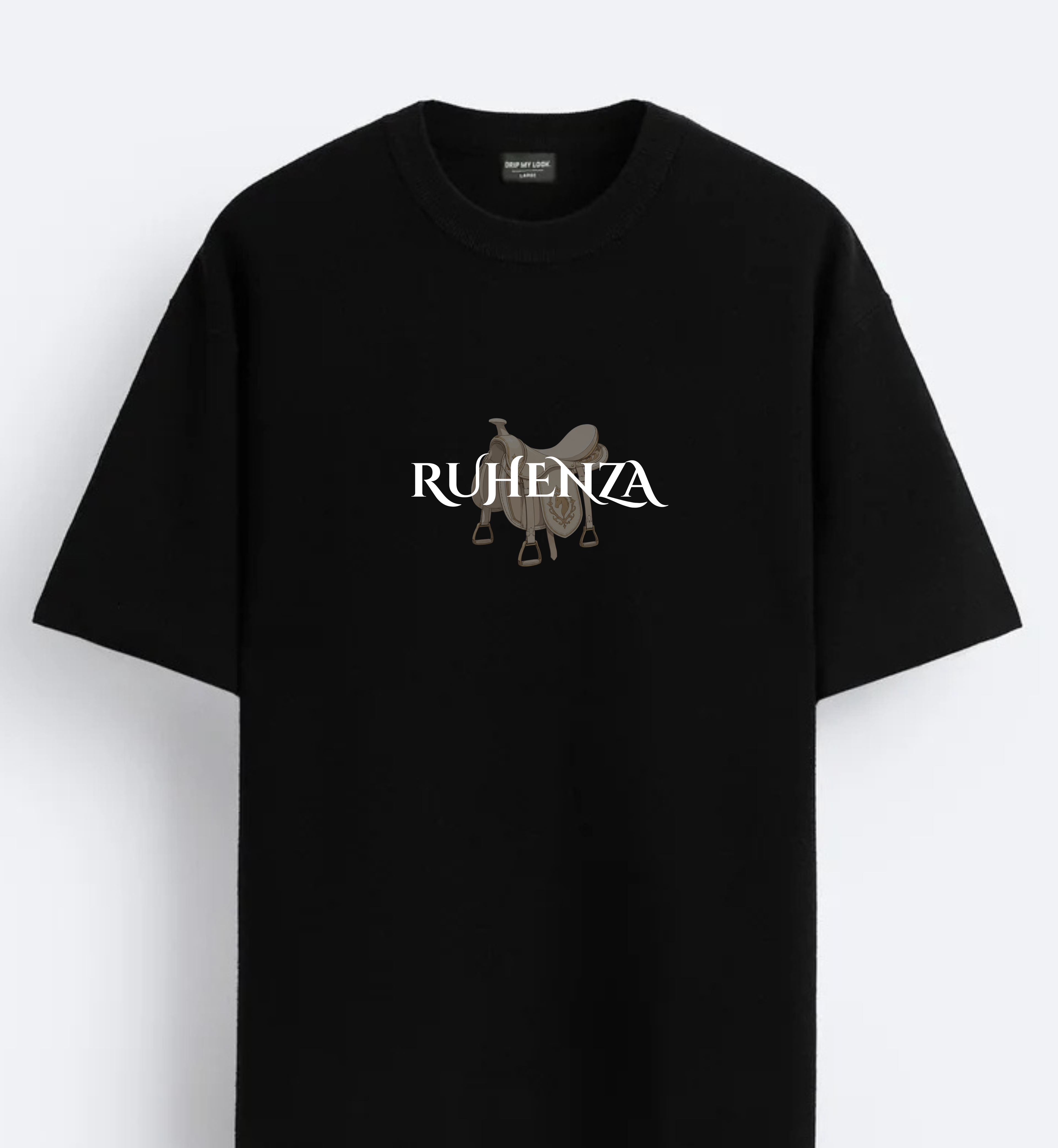 Unisex Terry Oversized Tee- Phantom