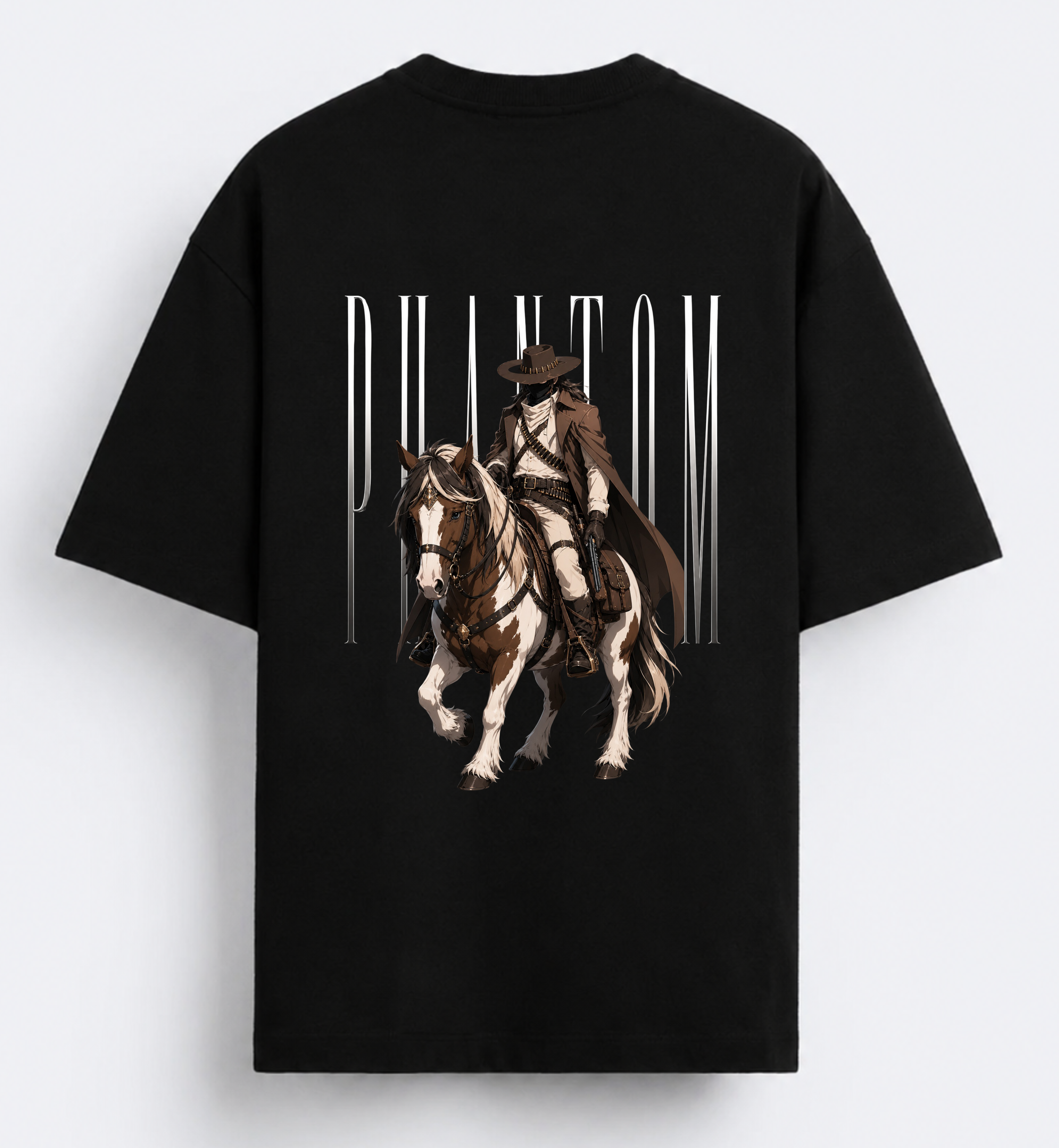 Unisex Terry Oversized Tee- Phantom