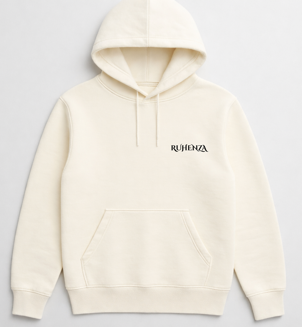 unisex off white hoodie