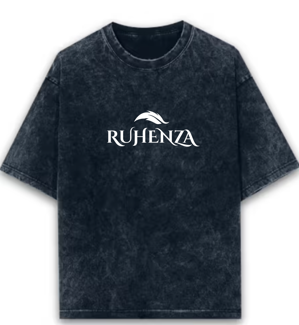 Unisex Acid Washed Oversized Tee- shadow